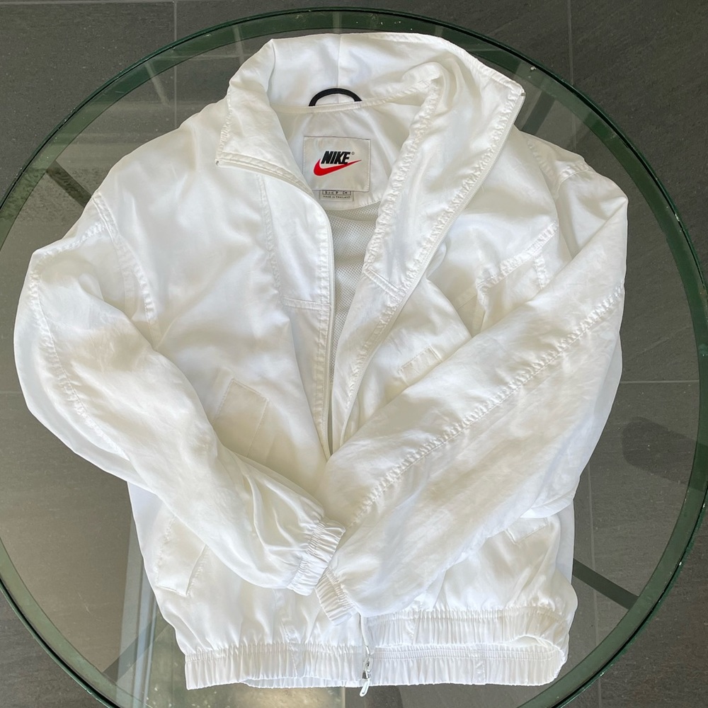 Vintage white Nike windbreaker tracksuit set